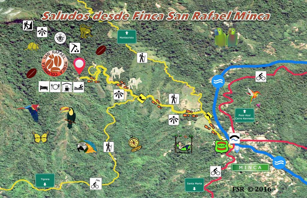 Finca San Rafael - Cafe Y Cacao مينسا المظهر الخارجي الصورة